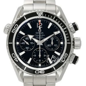 Omega 222.30.38.50.01.001 Seamaster Planet Ocean Chrono Svart/Stål