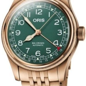 Oris Herrklocka 01 754 7741 3167-07 8 20 01 Big Crown Grön/Stål