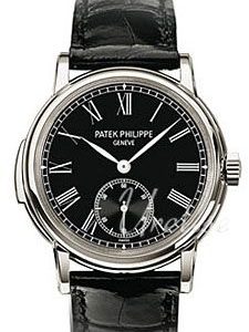 Patek Philippe Herrklocka 5078P/010 Grand Complications Svart/Läder