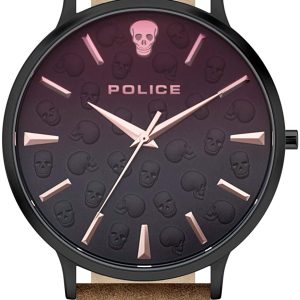 Police 99999 Herrklocka 16023JSB.02 Svart/Läder ⌀42 mm