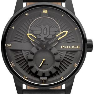 Police Herrklocka PEWJA2110101 Grå/Läder ⌀48 mm