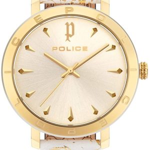 Police PL16033MSGS.06 Champagnefärgad/Läder ⌀36 mm