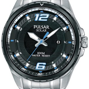 Pulsar Accelerator Herrklocka PX3127X1 Svart/Stål ⌀44 mm