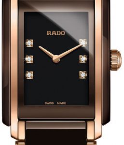 Rado Damklocka R20199722 Integral Svart/Roséguldstonat stål