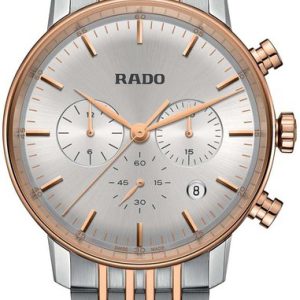 Rado Herrklocka R22910123 Coupole Silverfärgad/Roséguldstonat stål