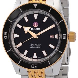 Rado Herrklocka R32137153 Captain Cook Svart/Roséguldstonat stål