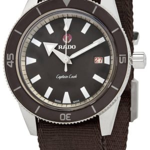 Rado Herrklocka R32505016 Captain Cook Grå/Textil ⌀42 mm