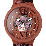 swatch camoflower cotton 47mm