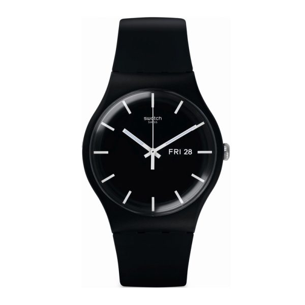 swatch mono black again 41mm