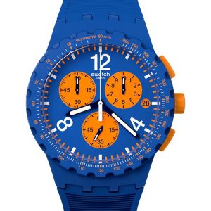 SWATCH Primarily Blue Chronograph 42mm REA