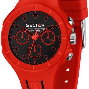 Sector 99999 Herrklocka R3251514021 Svart/Gummi ⌀41 mm