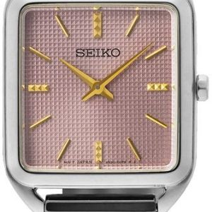 Seiko Damklocka SWR077P1 Classic Roséguldstonad/Stål 26x26 mm