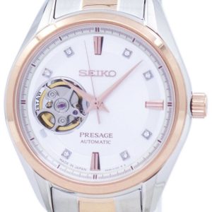 Seiko Presage Damklocka SSA810J1 Vit/18 karat roséguld ⌀35 mm