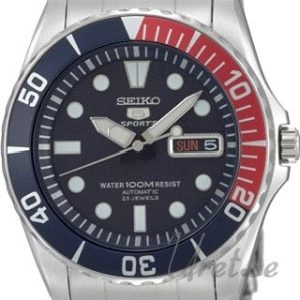 Seiko Seiko 5 Herrklocka SNZF15K1 Blå/Stål ⌀42 mm