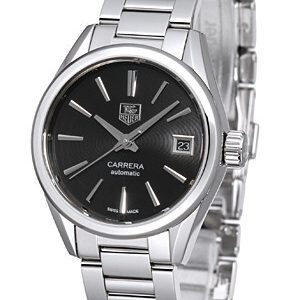 TAG Heuer Damklocka WAR2410.BA0776 Carrera Lady Svart/Stål ⌀28 mm