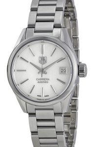 TAG Heuer Damklocka WAR2411.BA0776 Carrera Lady Vit/Stål ⌀28 mm