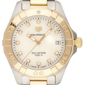 TAG Heuer Damklocka WBD1322.BB0320 Aquaracer Lady Vit/18 karat gult