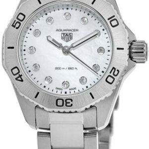 TAG Heuer Damklocka WBP1416.BA0622 Aquaracer Professional Vit/Stål