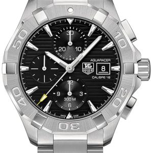 TAG Heuer Herrklocka CAY2110.BA0927 Aquaracer Chronograph Svart/Stål