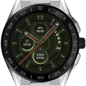 TAG Heuer Herrklocka SBG8A10.BA0646 Connected Modular 45 Svart/Stål