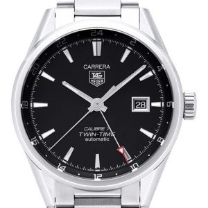 TAG Heuer Herrklocka WAR2010.BA0723 Carrera Svart/Stål ⌀41 mm