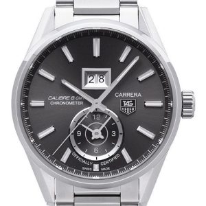 TAG Heuer Herrklocka WAR5012.BA0723 Carrera Calibre 8 Grå/Stål ⌀41