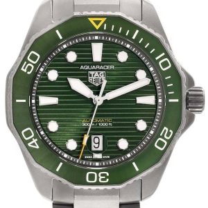 TAG Heuer Herrklocka WBP208B.BF0631 Aquaracer Grön/Titan ⌀43 mm