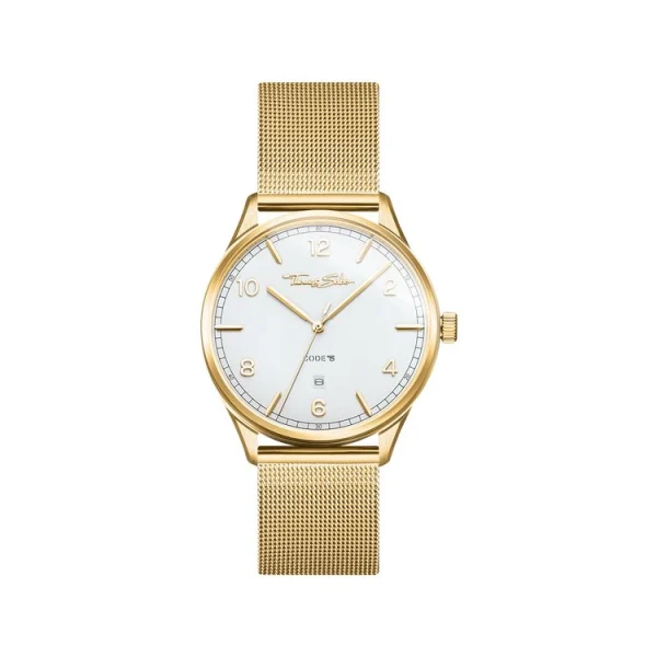 thomas sabo - klocka code ts guld 40 mm