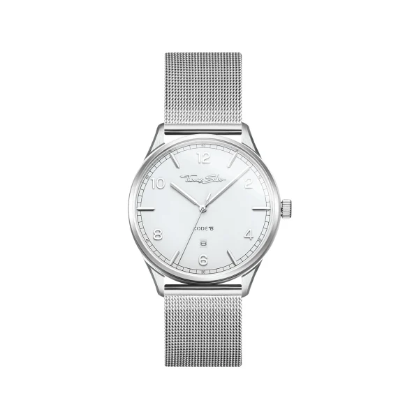 thomas sabo - klocka code ts silver vit