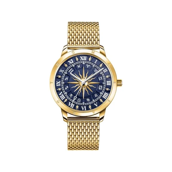 thomas sabo - klocka glam spirit astroklocka guld/blå 33 mm