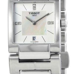 Tissot Damklocka T090.310.11.116.00 T-Trend Vit/Stål 31x23 mm