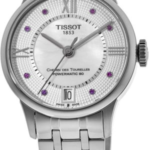 Tissot Damklocka T099.207.11.113.00 Chemin Des Tourelles Vit/Stål