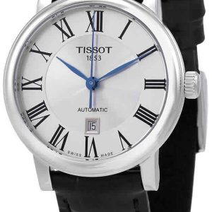 Tissot Damklocka T122.207.16.033.00 Carson Silverfärgad/Läder ⌀30