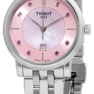 Tissot Damklocka T122.210.11.159.00 Carson Rosa/Stål ⌀30 mm