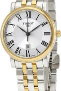 Tissot Damklocka T122.210.22.033.00 Carson Silverfärgad/Gulguldtonat