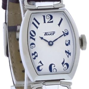 Tissot Damklocka T128.109.16.032.00 Heritage Silverfärgad/Läder