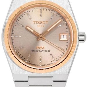 Tissot Damklocka T931.207.41.336.00 PRX Grå/Stål ⌀35 mm