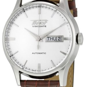 Tissot Herrklocka T019.430.16.031.01 Visodate Silverfärgad/Läder