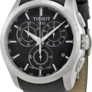 Tissot Herrklocka T035.617.16.051.00 T-Trend Couturier Svart/Läder