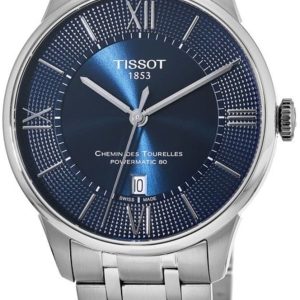 Tissot Herrklocka T099.407.11.048.00 Chemin Des Tourelles Blå/Stål