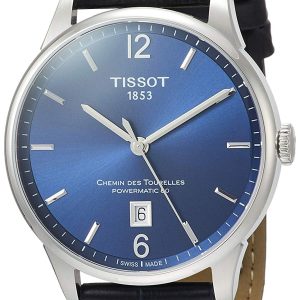 Tissot Herrklocka T099.407.16.047.00 Chemin Des Tourelles Blå/Läder