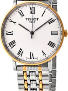 Tissot Herrklocka T109.410.22.033.00 Everytime Vit/Gulguldtonat stål