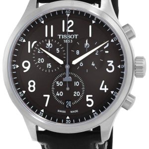 Tissot Herrklocka T116.617.16.062.00 Chrono XL Svart/Läder ⌀45 mm