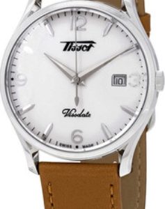 Tissot Herrklocka T118.410.16.277.00 Heritage Silverfärgad/Läder