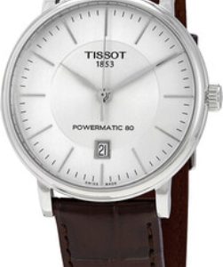 Tissot Herrklocka T122.407.16.031.00 Carson Silverfärgad/Läder ⌀40