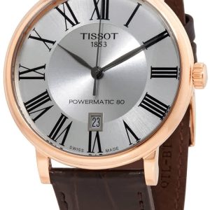 Tissot Herrklocka T122.407.36.033.00 Carson Silverfärgad/Läder ⌀40