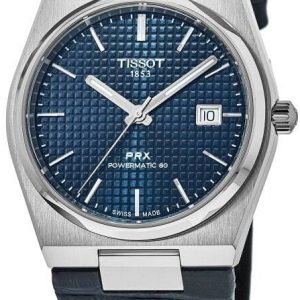 Tissot Herrklocka T137.407.16.041.00 Prx Blå/Läder ⌀40 mm