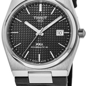 Tissot Herrklocka T137.407.16.051.00 Prx Svart/Läder ⌀40 mm