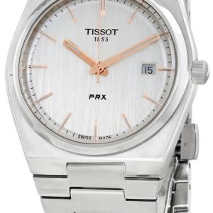 Tissot Herrklocka T137.410.11.031.00 Prx Silverfärgad/Stål ⌀40 mm