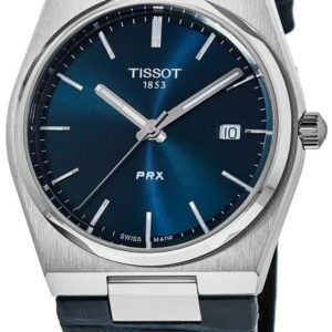 Tissot Herrklocka T137.410.16.041.00 Prx Blå/Läder ⌀40 mm